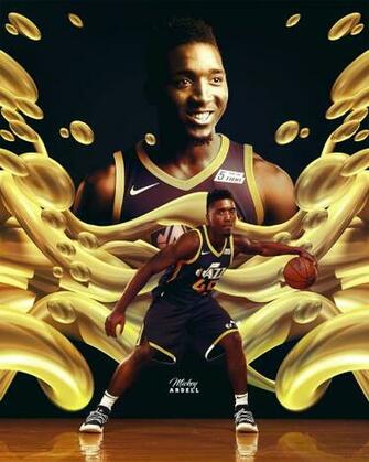 Donovan Mitchell Utah Jazz Nba Art Wmcskills For My Ian