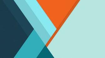 Wallpaper Blue Minimal Design Material Minimalist