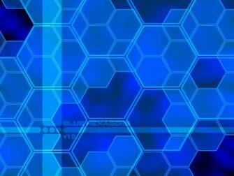 Displaying Image For Blue Hexagon Wallpaper