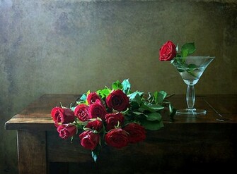 Rozen In Still Life Wallpaper