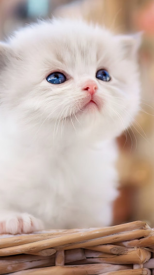 Cute White Kittens Wallpaper