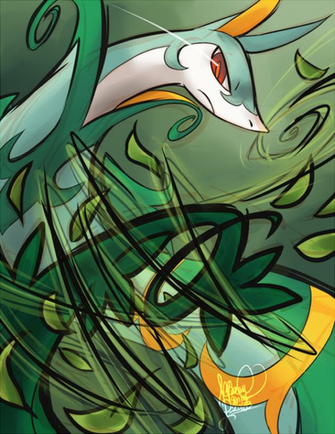 Serperior Used Leaf Tornado By Clefdesoll