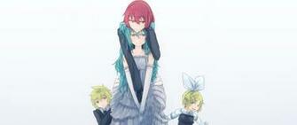 Wallpaper Vocaloid Hatsune Miku Anime Dress