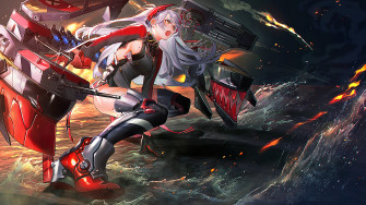 Azur Lane Prinz Eugen Anime Girl 4k Wallpaper
