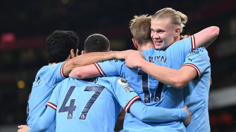 Arsenal Manchester City Erling Haaland Kevin De Bruyne And