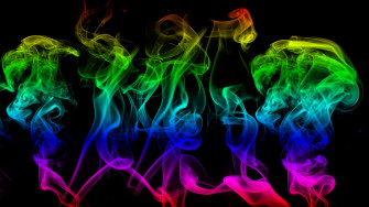 Colorful Smoke Background For Wallpaper