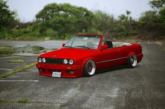 Picture Bmw E30 Cabrio Red Cabriolet Auto