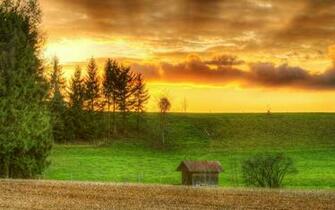 Wallpaper Named Cabins Next Harvest Season Photography