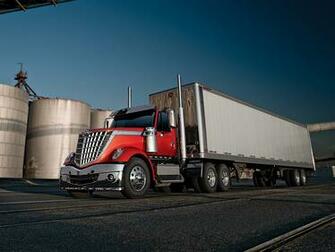 International Lonestar Semi Tractor Truck Transport F Wallpaper