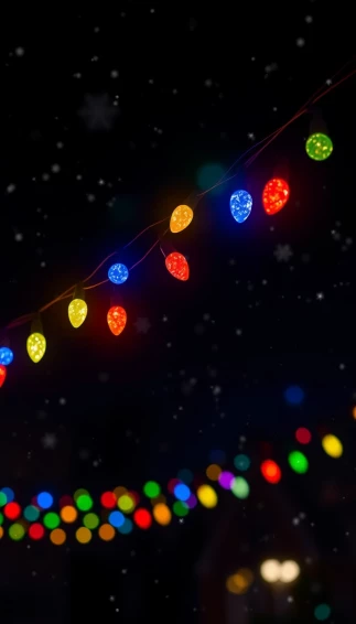 Christmas Lights Wallpaper For Computer