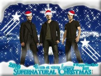 Supernatural Christmas Happy New Year Wallpaper