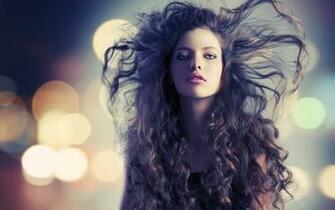 Fashion Girl Hair Style Wallpaper