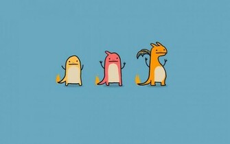Chibi Pokemon Charmeleon Charizard Charmander Wallpaper