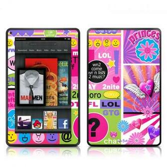 Bff Girl Talk Amazon Kindle Fire Skin Fits Inch