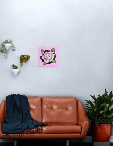 Fictosexual Pride Flag Flower Metal Print By Lawkbutt