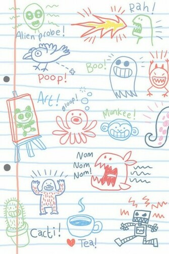 Doodle iPhone Wallpaper Simply Beautiful