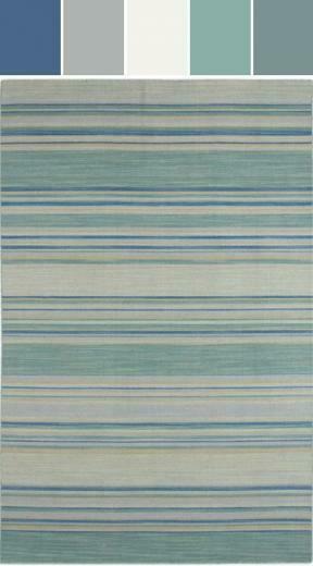 Dhurries Porcelain Blue Rug Designed By Wayfair Via Stylyze