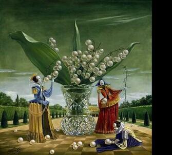 Michael Cheval Bouquet Of Metaphors Wallpaper