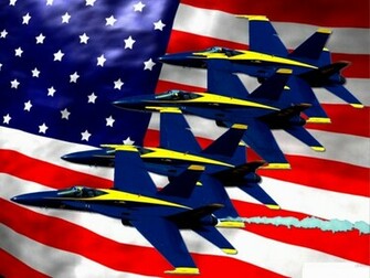 Desktop Wallpaper Background A Patriotic Air Show
