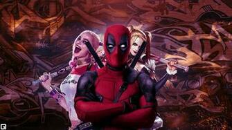 Deadpool Harley Quinn HD Wallpaper Background