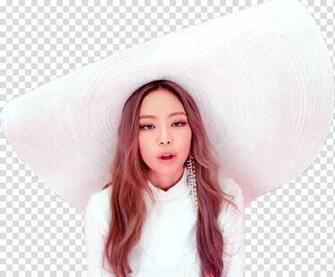 Blackpink Ddu Du Woman In White Top Transparent Background