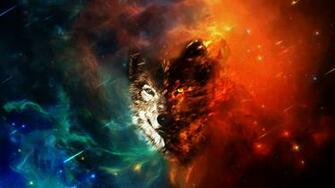 Wolf Space Wallpaper HD By Oblivigate