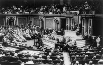 Congress In Session U S Capitol Between And Prints