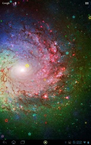 Rainbow Stars Live Wallpaper App For Android