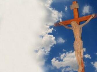 Above Given Are Wallpaper Showing The Crucifixion Of Jesus Christ