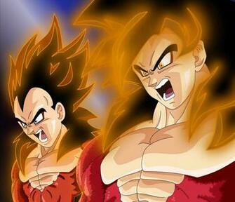 Goku And Vegeta Ssj4 By Tallinlevai