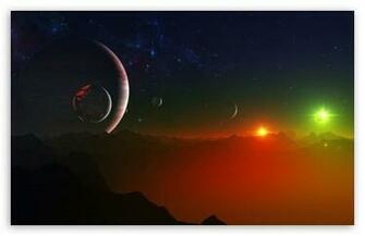 Space Fantasy Landscape HD Wallpaper For Wide Widescreen
