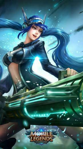 Wallpaper HD Mobile Legends Hero Layla Skin Classic Malefic Gunner