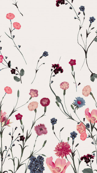 Vintage Floral iPhone Wallpaper