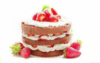 Strawberry Cake 4k HD Desktop Wallpaper For Ultra Tv