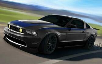 Mustang Black Wallpaper HD Ford At Sema