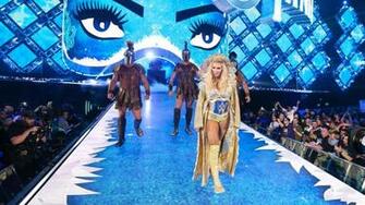 Wwe Imej Wrestlemania Charlotte Flair Vs Asuka HD Kertas