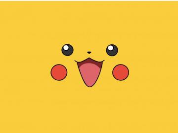 Pokemon Video Games Yellow Pikachu Faces Simple Wallpaper