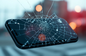Realistic Cracked Screen Wallpaper
