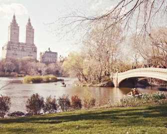 New York City Photo Bow Bridge Print Central Park By
