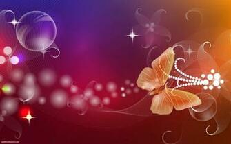 Original Butterfly Orange Dancing Full HD Desktop Wallpaper