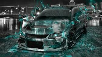 Neon Effects 4k Wallpaper Design By Tony Kokhan El Image