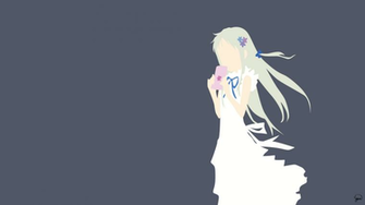 Meiko Honma Anohana Minimalist Wallpaper By Greenmapple17 On
