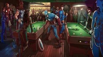 Marvel Vs Dc Bar Fight Wallpaper Pictures