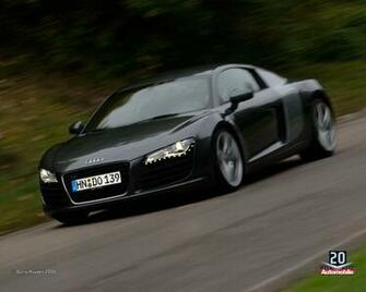 Audi R8 Matte Black Wallpaper