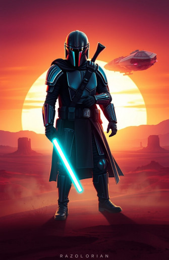 The Mandalorian Art Wallpaper