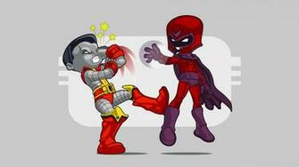 Cartoons X Men Colossus Magneto Marvel Comics Wallpaper