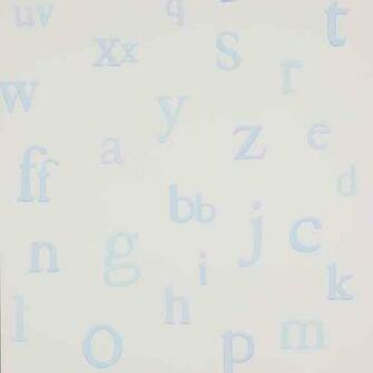 Jane Churchill Alphabet Beatrix Potter Wallpaper Blue