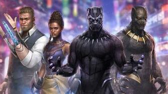 Black Panther Marvel Future Fight Artwork Wallpaper Stream
