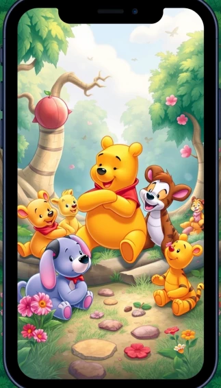 Pooh Mobile Wallpaper