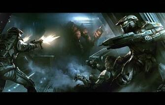 Wallpaper Fiction Corridor Machine Alien Armor Fight Halo